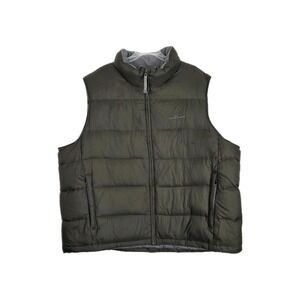 EDDIE BAUER Mens XXL Blue Nylon Down‎ Insulated Lightweight Puffer Vest